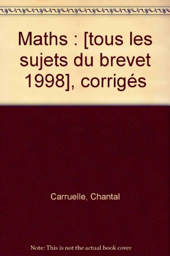 Maths, brevet 99