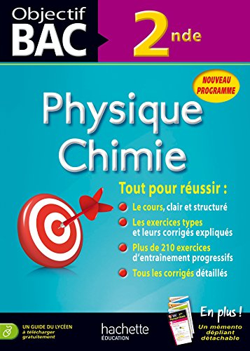 Physique chimie 2de : nouveau programme