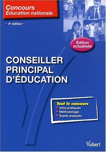 Conseiller principal d'éducation : concours de l'Education nationale