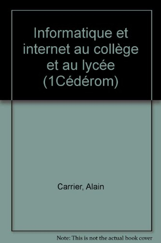 Informatique et Internet au collège et au lycée