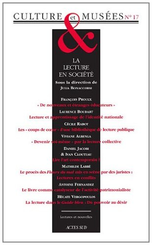 Culture & musées, n° 17. La lecture en société