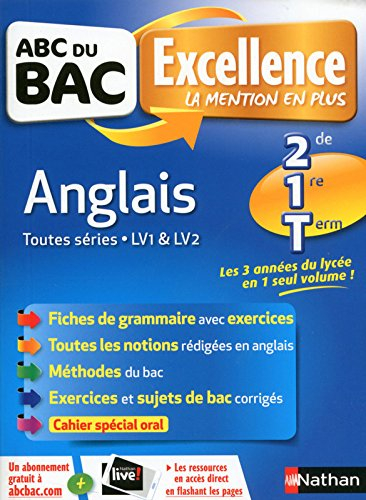 Anglais 2de, 1re, terminale : toutes séries, LV1 & LV2
