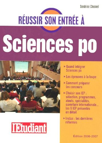 Réussir son entrée à Sciences Po