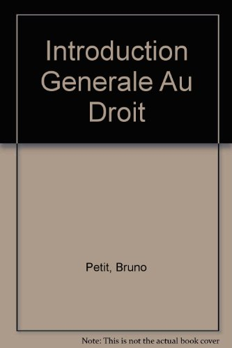 introduction générale au droit