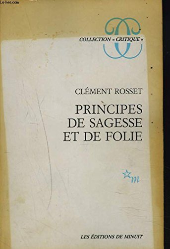 Principes de sagesse et de folie