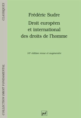Droit européen et international des droits de l'homme