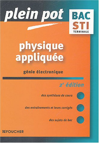 Physique appliquée génie électronique bac STI Terminale