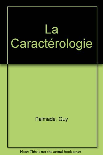 la caractérologie