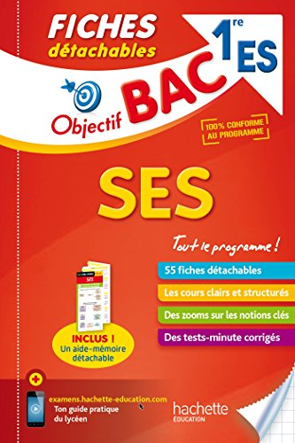 SES 1re ES : 55 fiches détachables
