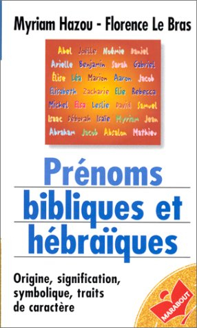 Prénoms bibliques et hébraïques