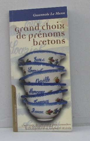 Grand choix de prénoms bretons