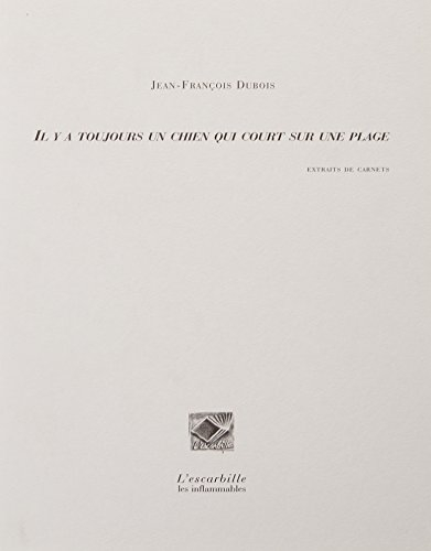 Il y a toujours un chien qui court sur une plage : extraits de carnets