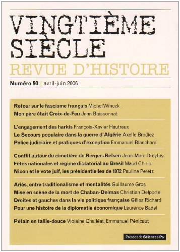 Vingtieme Siecle N90 Avril Juin 2006 - Varia