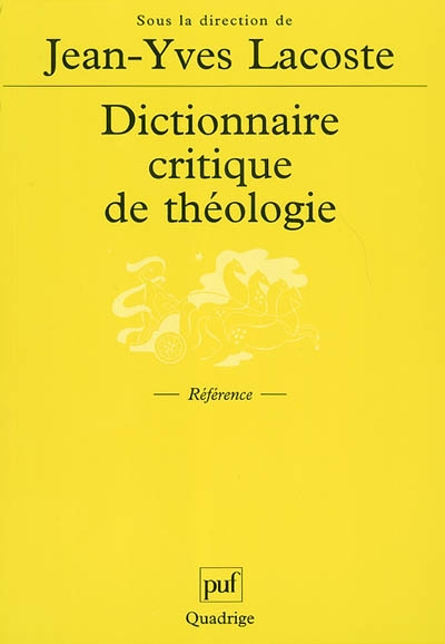 Dictionnaire critique de théologie