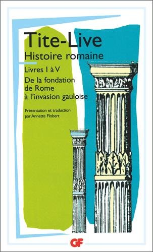 Histoire romaine, livres I à V