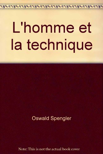 L'Homme et la technique