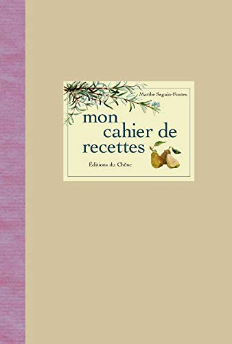 Mon cahier de recettes