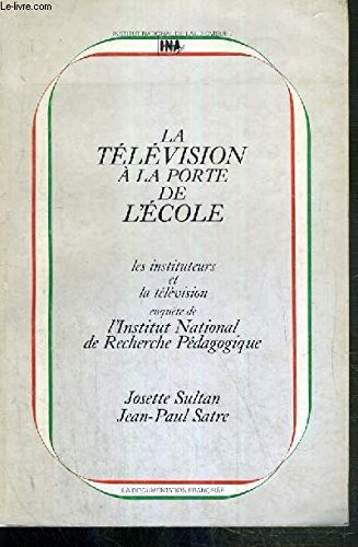 la télévision à la porte de l'école