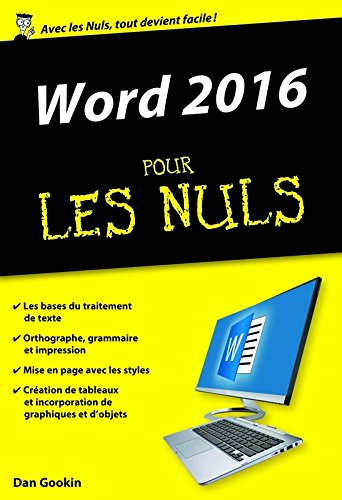 Word 2016 pour les nuls