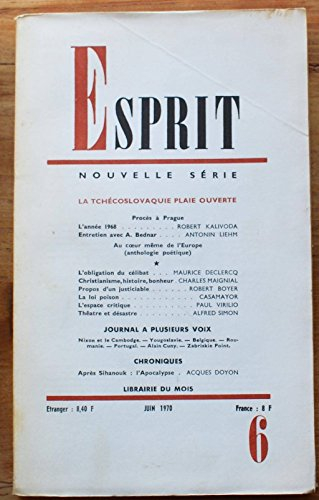 esprit n, 6 de juin 1970