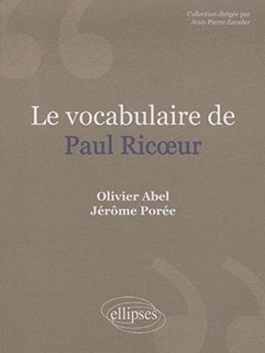 Le vocabulaire de Paul Ricoeur