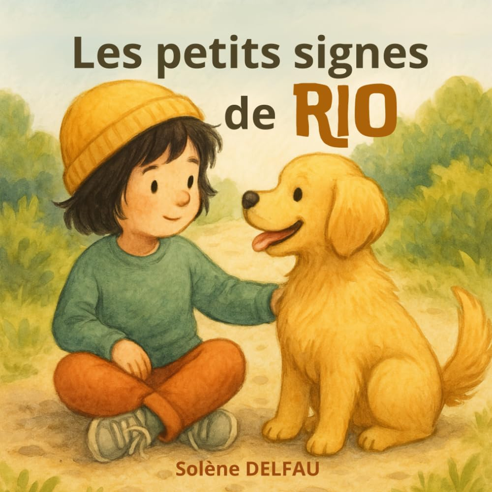 Les petits signes de Rio: Histoire éducative pour enfants – langage corporel du chien