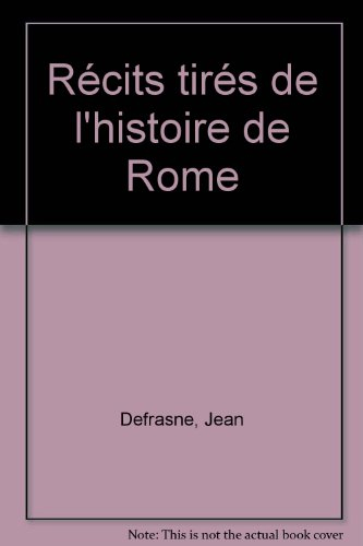 recits tires de l histoire de rome