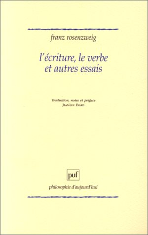 L'écriture, le verbe et autres essais
