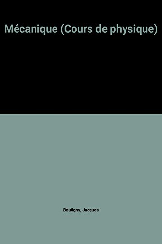mécanique (cours de physique)