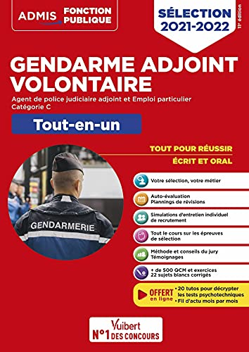 Gendarme adjoint volontaire : agent de police judiciaire adjoint et emploi particulier, catégorie C,