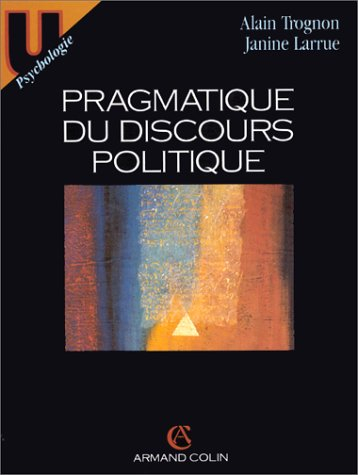 Pragmatique du discours politique