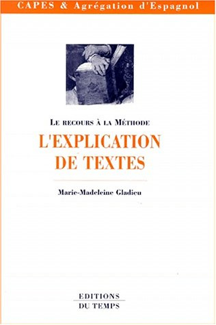 L'explication des textes littéraires