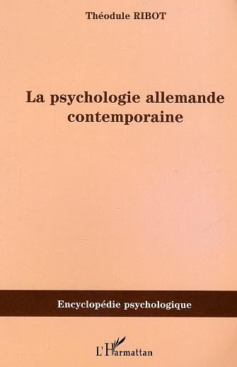 La psychologie allemande contemporaine