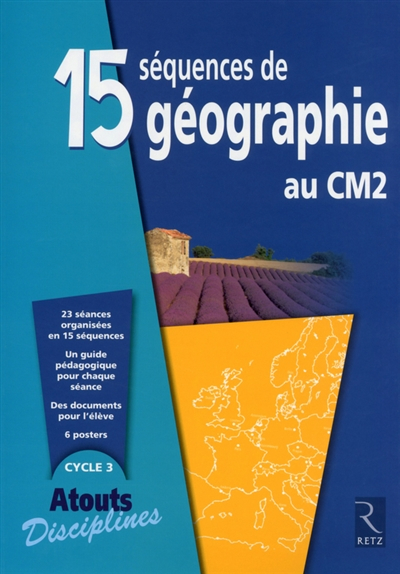 15 séquences de géographie au CM2