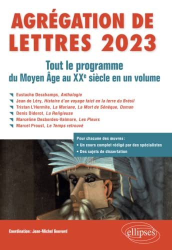 Agrégation de lettres 2023 : tout le programme du Moyen Age au XXe siècle en un volume