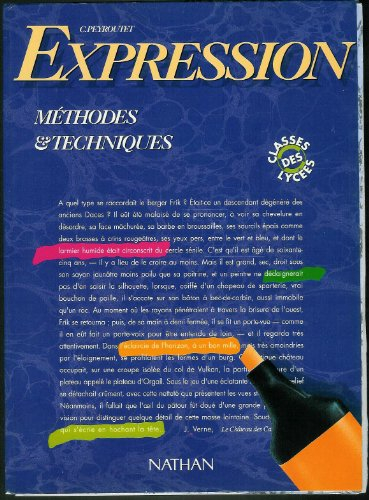 Expression, méthodes et techniques : classes des lycées