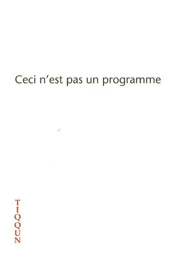 Ceci n'est pas un programme