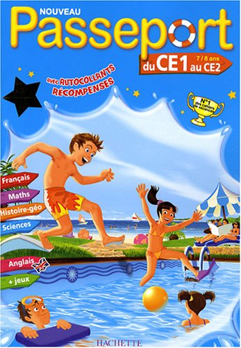 Passeport du CE1 au CE2, 7-8 ans : avec autocollants récompenses