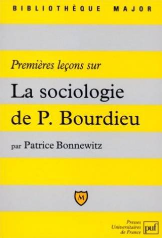 Premières leçons sur la sociologie de Bourdieu