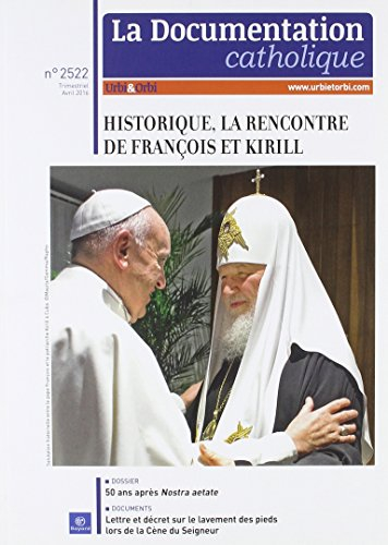 DOCUMENTATION CATHOLIQUE AVRIL2522