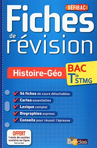 Histoire géo, bac terminale STMG : fiches de révision