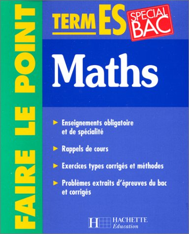 Maths, terminales ES