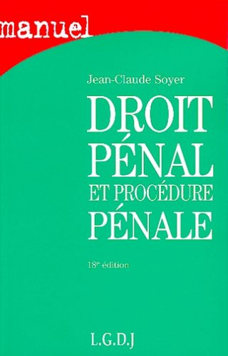 droit pénal et procédure pénale