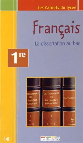Français première : la dissertation au bac