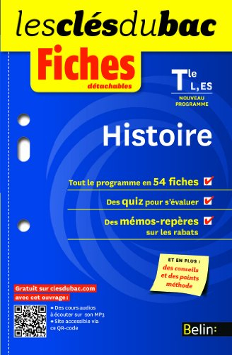 Histoire terminale L, ES : nouveau programme