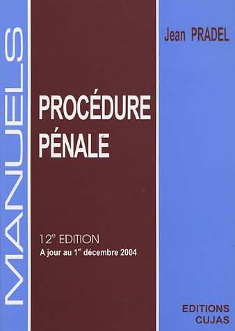 Manuel de procédure pénale