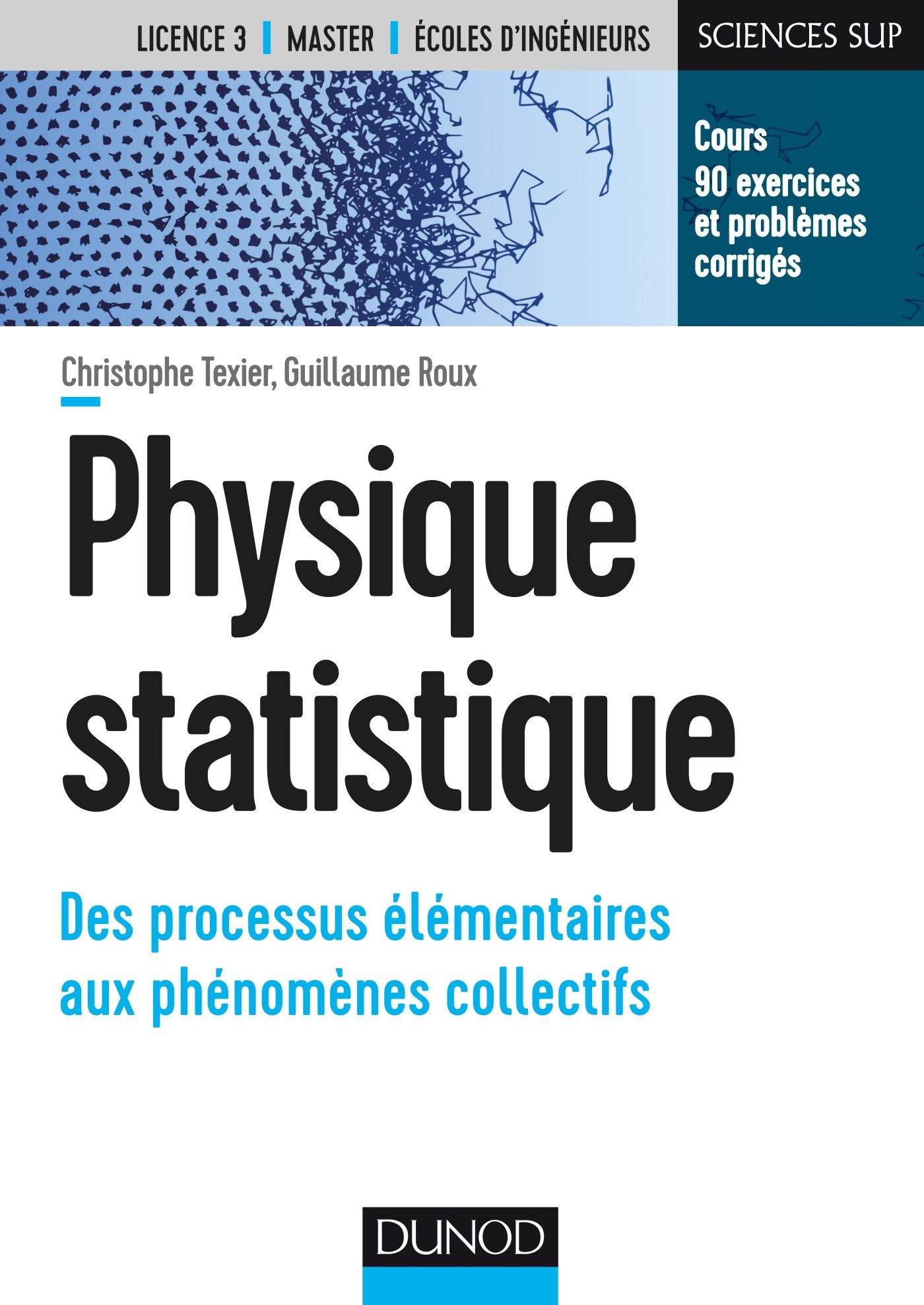Physique statistique : des processus élémentaires aux phénomènes collectifs : cours, 90 exercices et