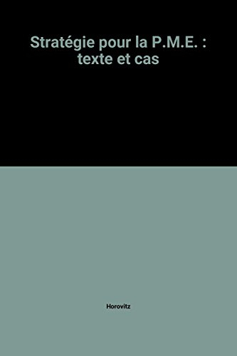 Stratégie pour la PME