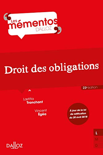 Droit des obligations : à jour de la loi de ratification du 20 avril 2018