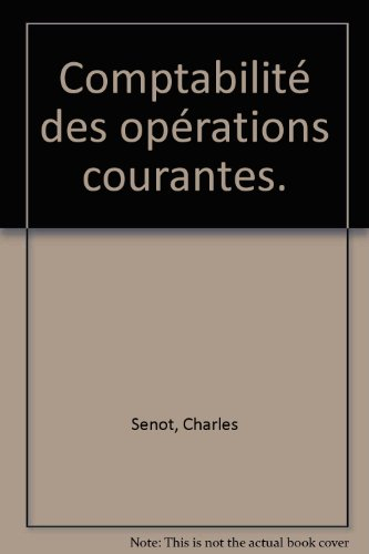 la comptabilité des opérations courantes